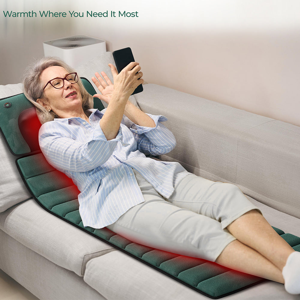Foldable Neck Massage Pillow – Heat Therapy & Multi-Mode Cervical Relaxation Device