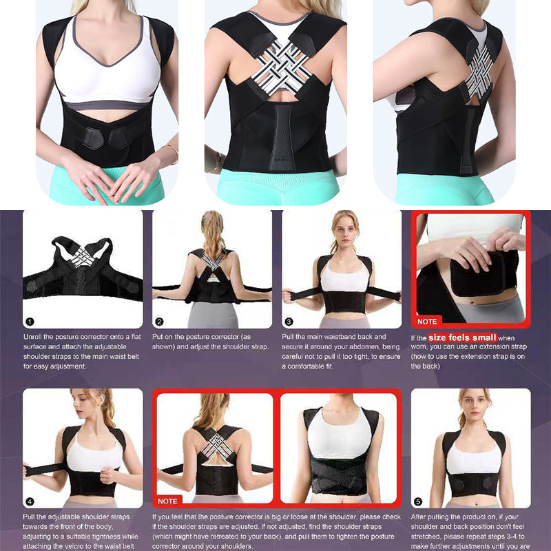 SlimFit Posture Corrector for Women – Invisible Back Brace