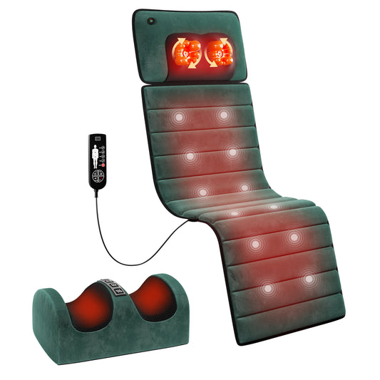 Foldable Neck Massage Pillow – Heat Therapy & Multi-Mode Cervical Relaxation Device