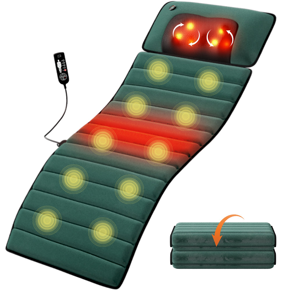 Foldable Neck Massage Pillow – Heat Therapy & Multi-Mode Cervical Relaxation Device